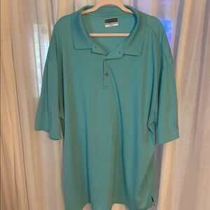 PGA Tour Blue Polo Shirt Soft Lightweight Classic